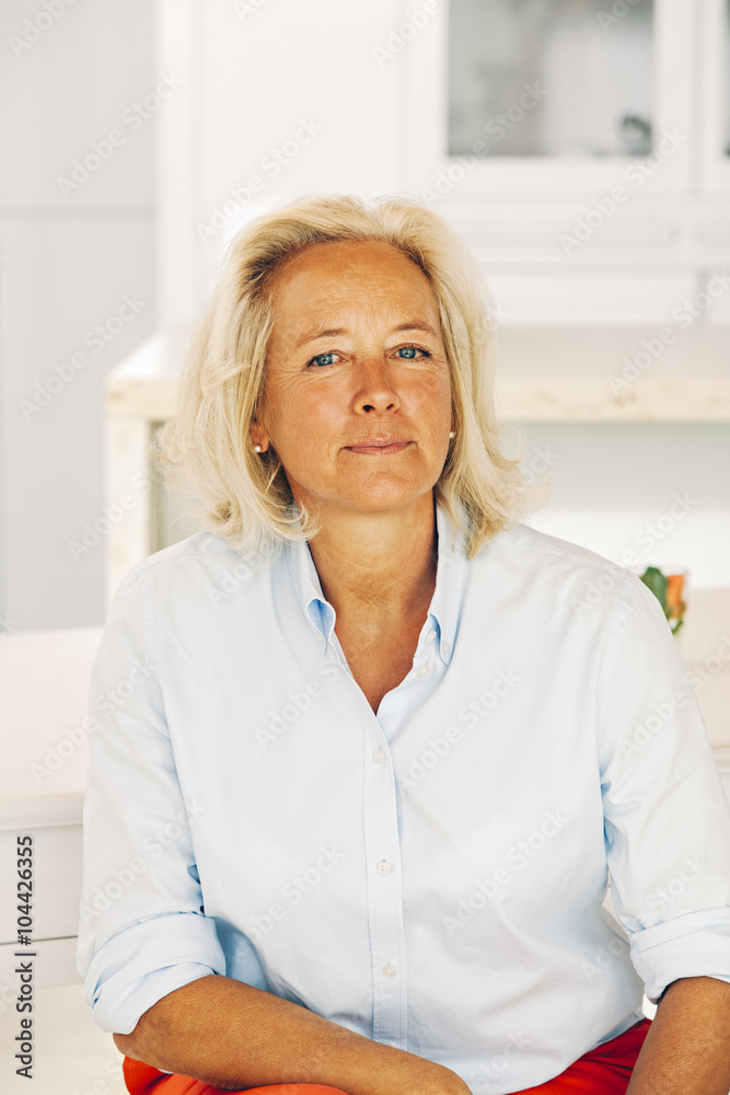 Portrait of confident mature woman Portrait of confident mature woman