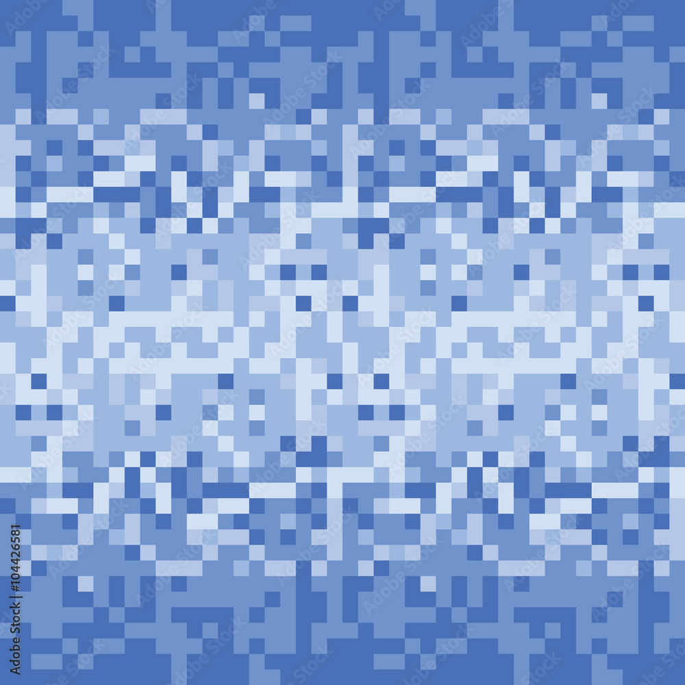 An abstract pixel art style vector background