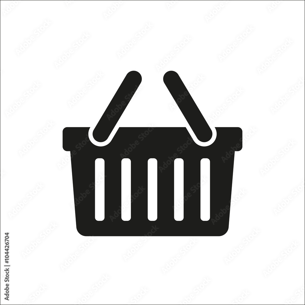 Vector shopping cart icon, eps10 Vector shopping cart icon, eps10