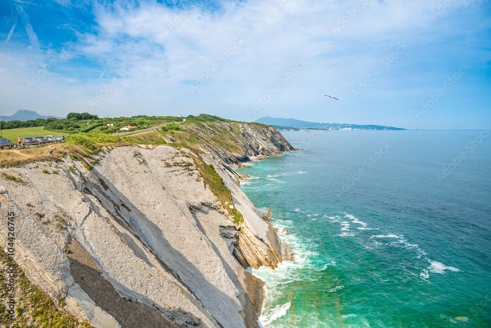 Corniche d'Urrugne, Basque Country, Pays Basque, France