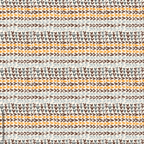 Knitted texture in the brown color scheme