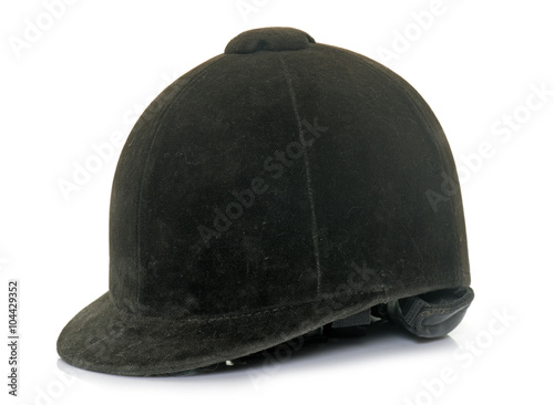 black Equestrian helmet