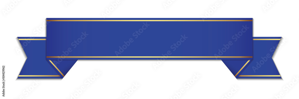 blue ribbon - vector design element blue ribbon - vector design element
