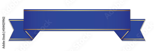 blue ribbon - vector design element
