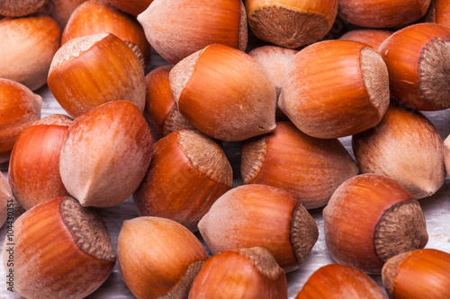 Close up photo of raw nuts