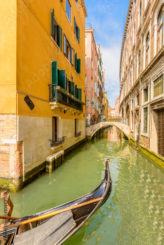 Fototapeta Naklejka Na Ścianę i Meble -  Gondolas in Venice, Italy.