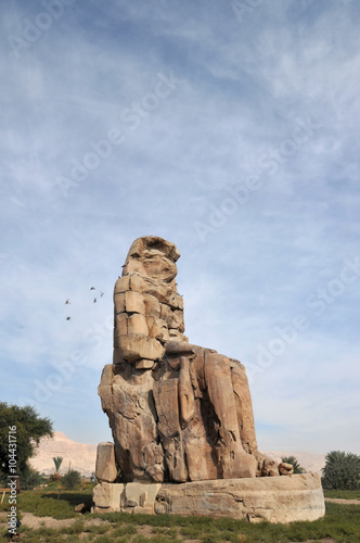 Colossus of Memnon Luxor  Egypt