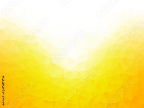 low poly yellow background
