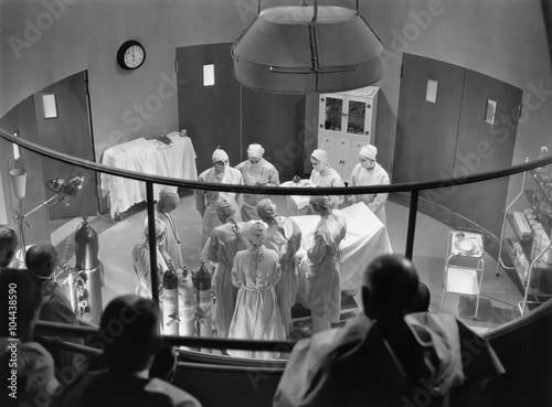 Canvas-taulu View of operating theater with spectators