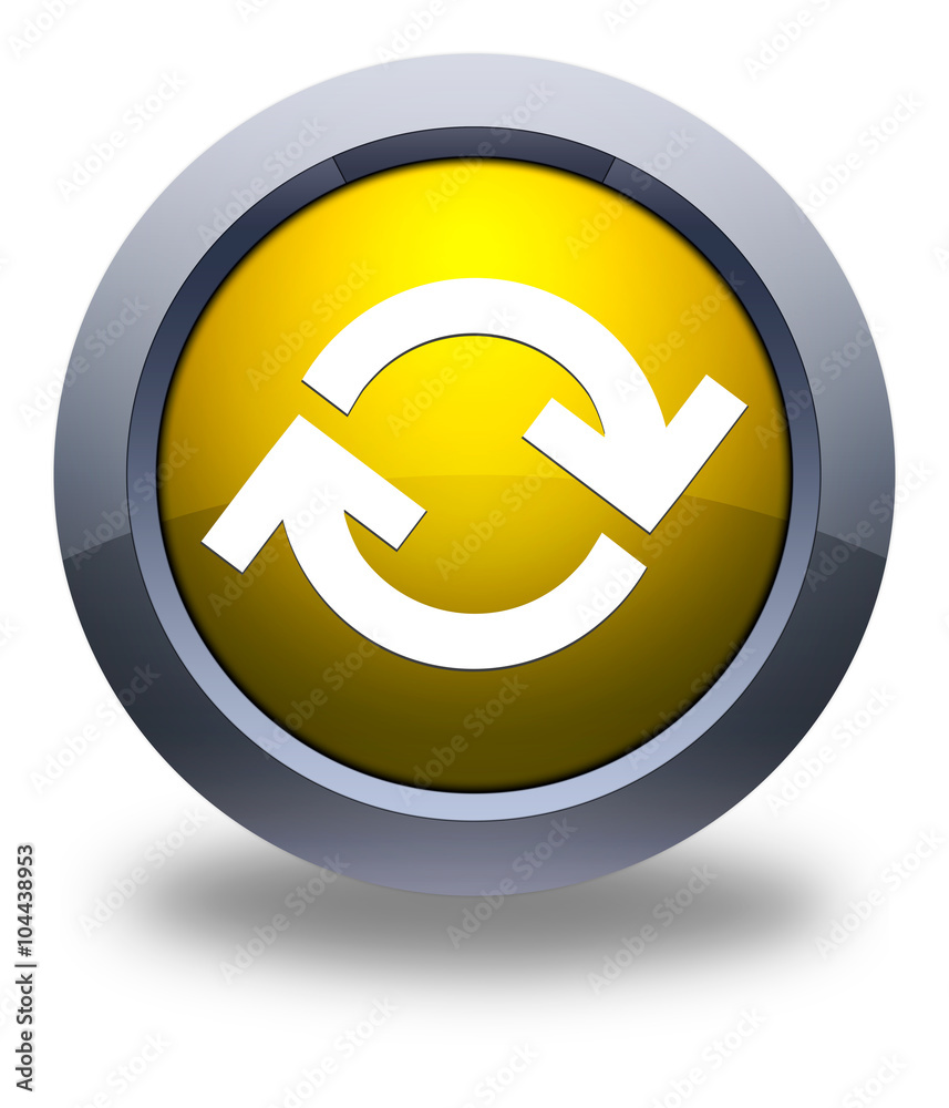 Icône bouton internet Rafraîchir ou Recyclage