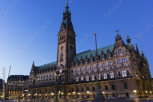 Hamburg City Hall in Germany
