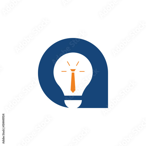 a bulb logo abstract