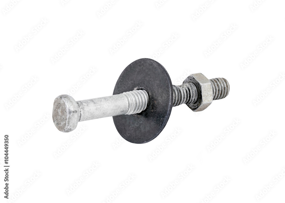 Fototapeta premium Rusty bolt and nut
