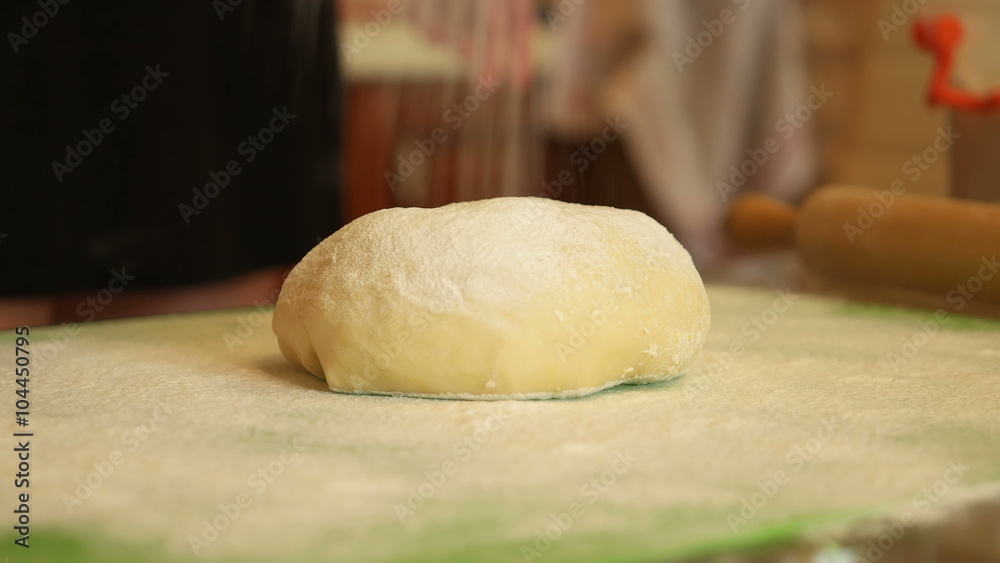 Preparation of the Dough According to the Recipes of National Cuisine