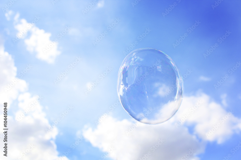 Bubble Air Freedom Space Playful Sky Calm Relax Concept Bubble Air Freedom Space Playful Sky Calm Relax Concept