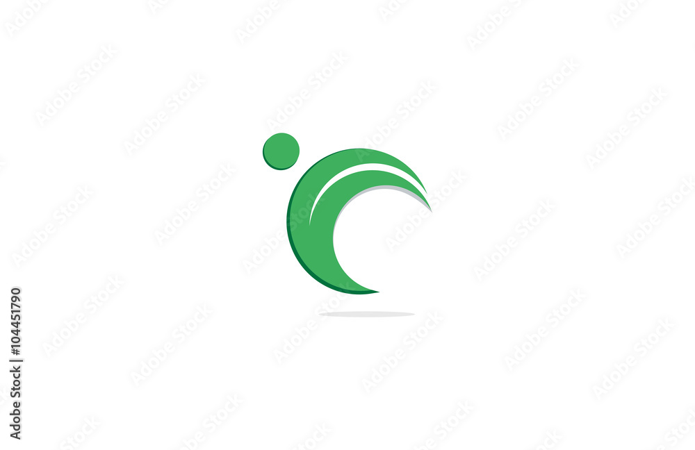 Obraz premium circle human care logo