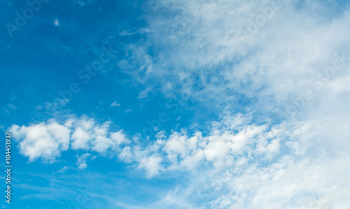 image of blue sky on day time for background