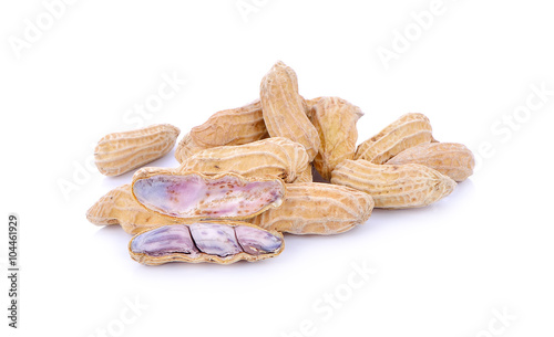 Penuts on a white background