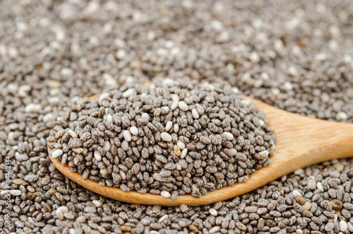 Healthy Chia seeds.