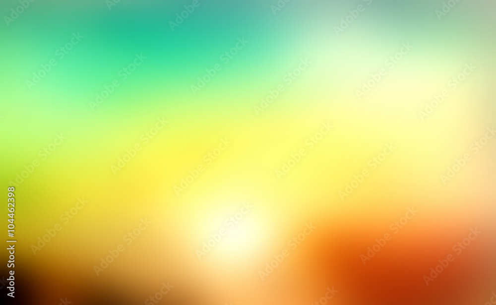 Green yellow red mix blur color abstract background