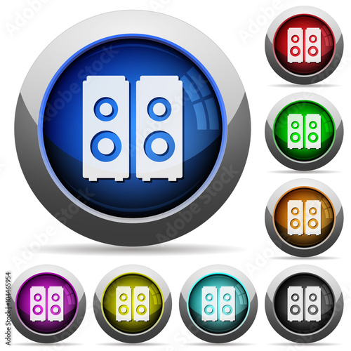 Speakers button set
