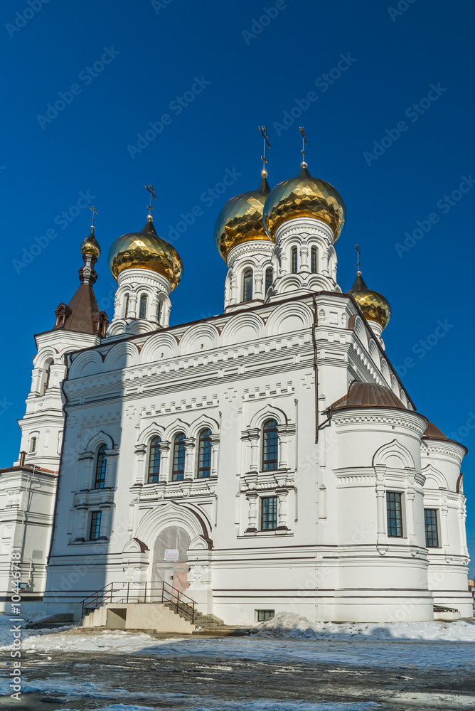Church of Alexander Nevsky at Railway Square in Tver, Russia