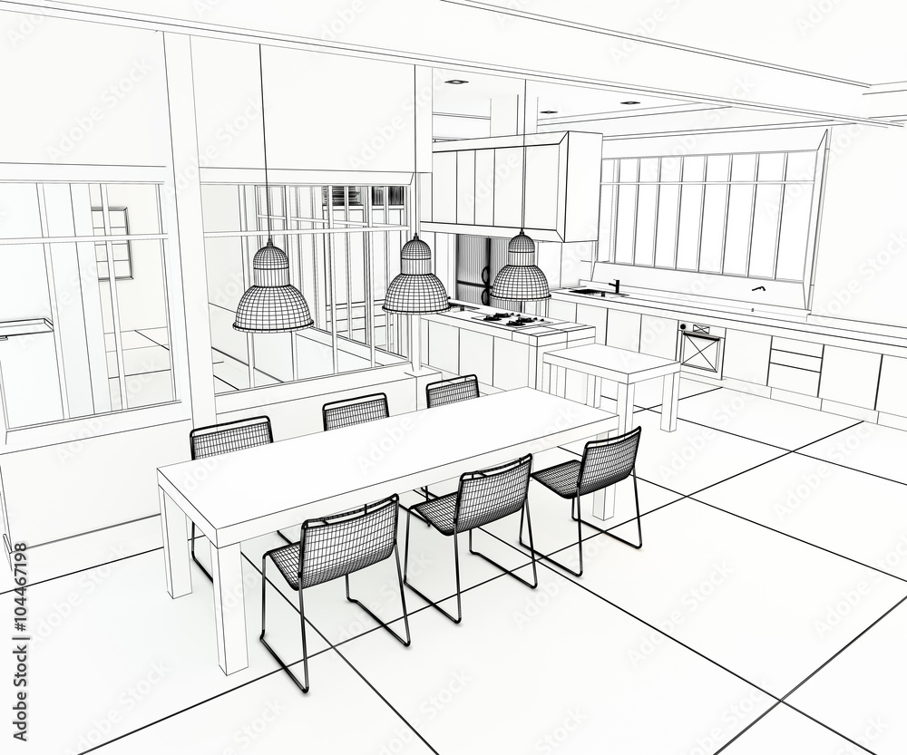 Architect plan impressive kitchen