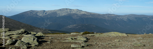 Peñalara view from morcuera pass. photo