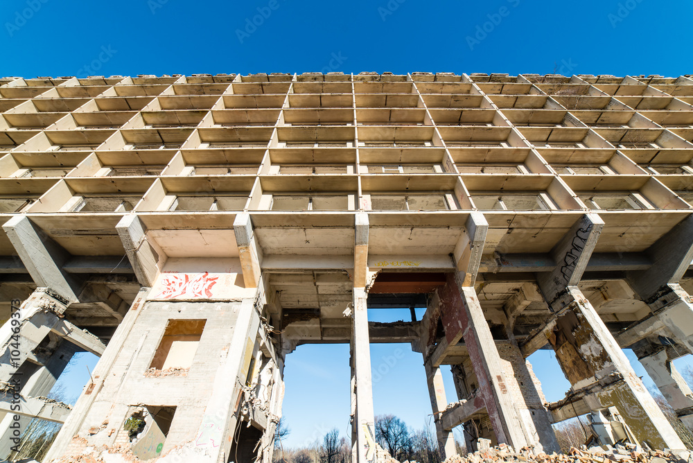 abandoned building ruins