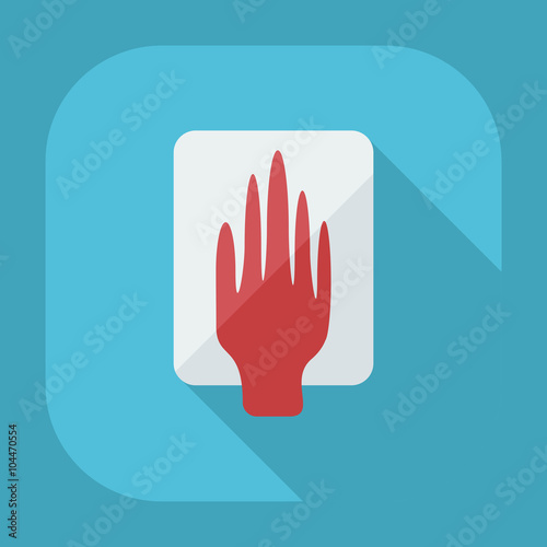 Flat modern design with shadow icons law