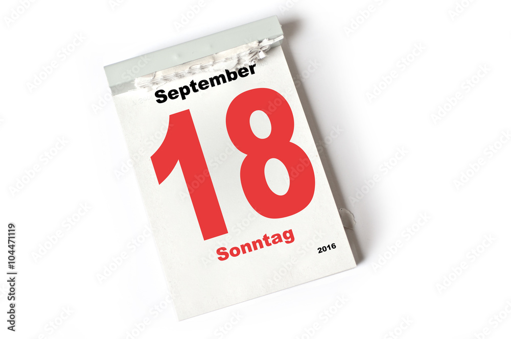 18. September 2016 18. September 2016