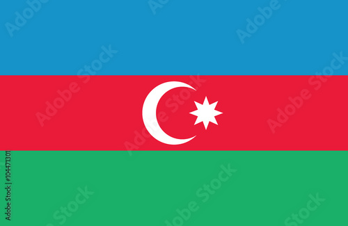Azerbaijan flag photo
