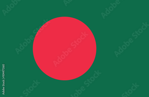 Bangladesh flag. photo