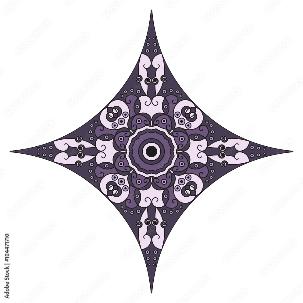 Obraz premium Ethnic star