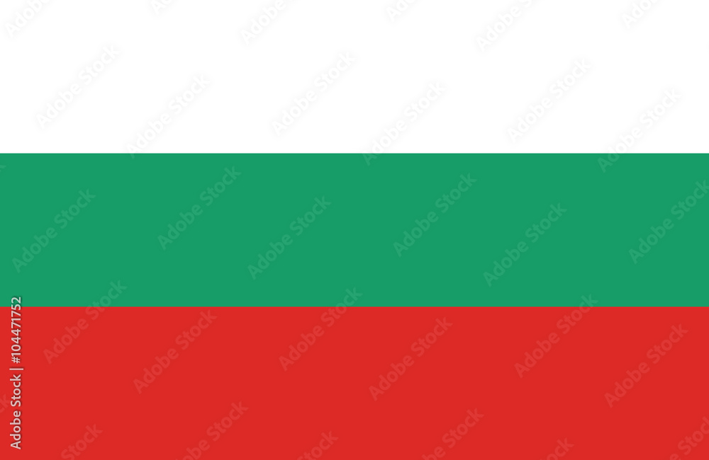 Bulgarian flag. - obrazy, fototapety, plakaty 