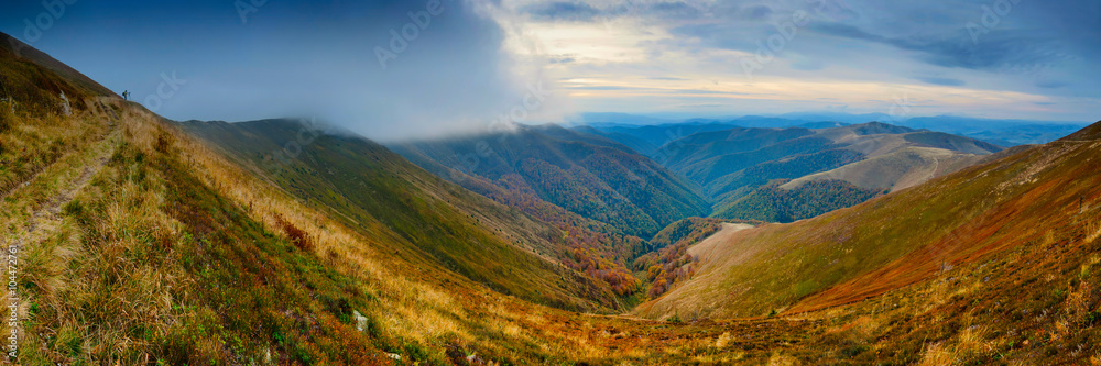 Autumn Carpathian valley