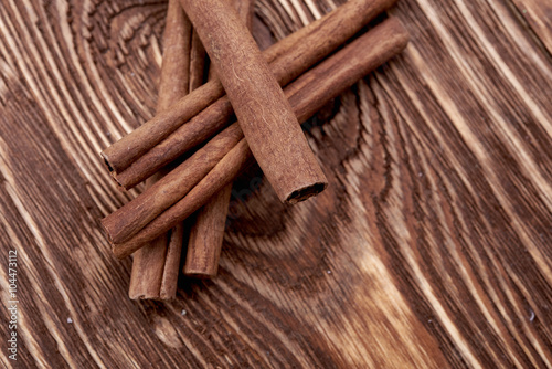 Bunch of cinnamon sticks