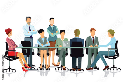 Mitarbeiter Konferenz