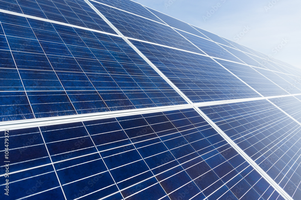 Solar panel close up Solar panel close up