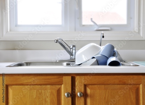 Dishes in Sink photo