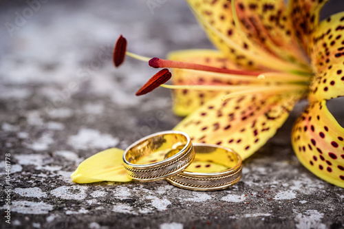 Wedding rings.