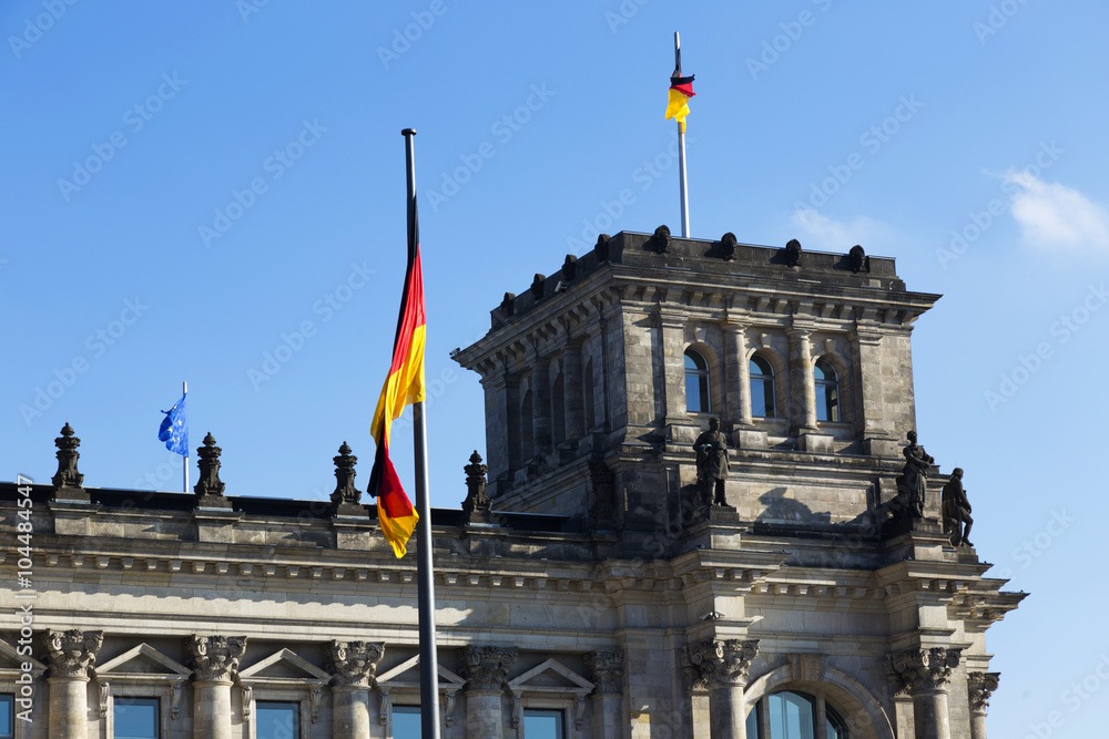 Eckturm des Reichstags