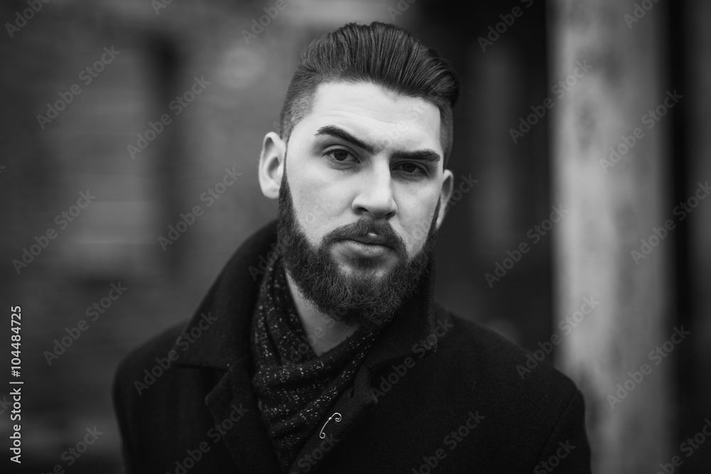 Portrait of a man with a beard Portrait of a man with a beard