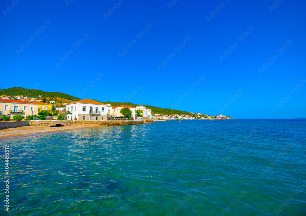in Spetses island in Greece