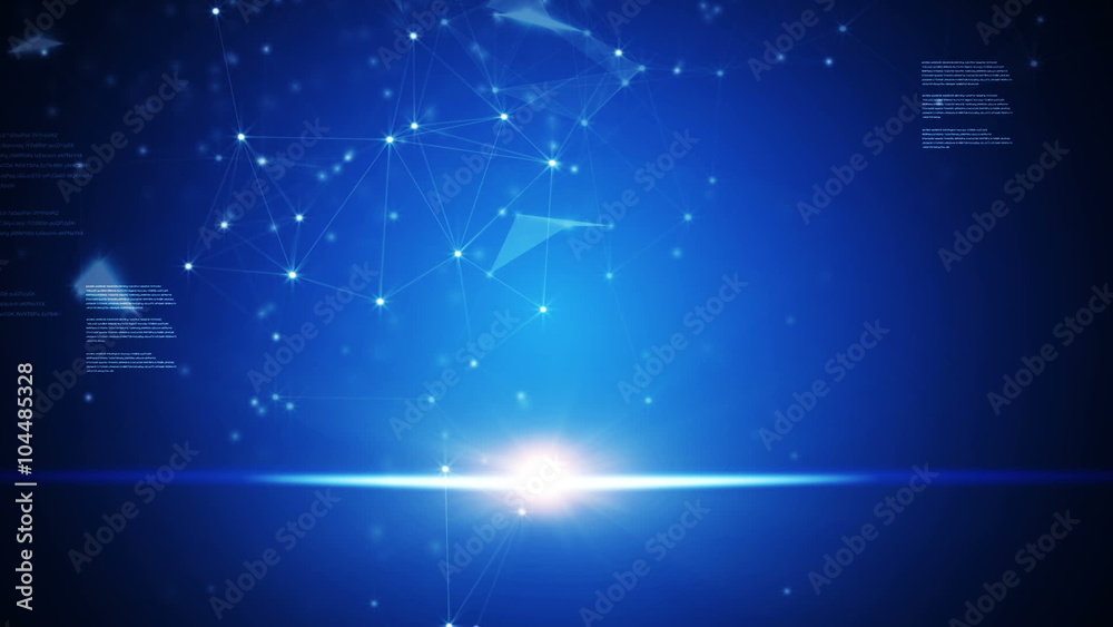 Ten seconds countdown timer with futuristic technology or science background.