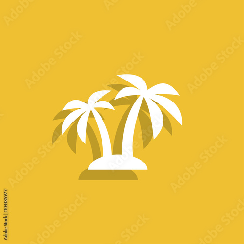 palm icon. Vector  Eps 10