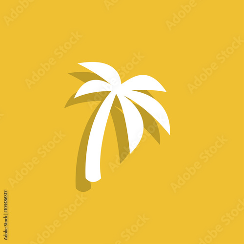 palm icon. Vector  Eps 10
