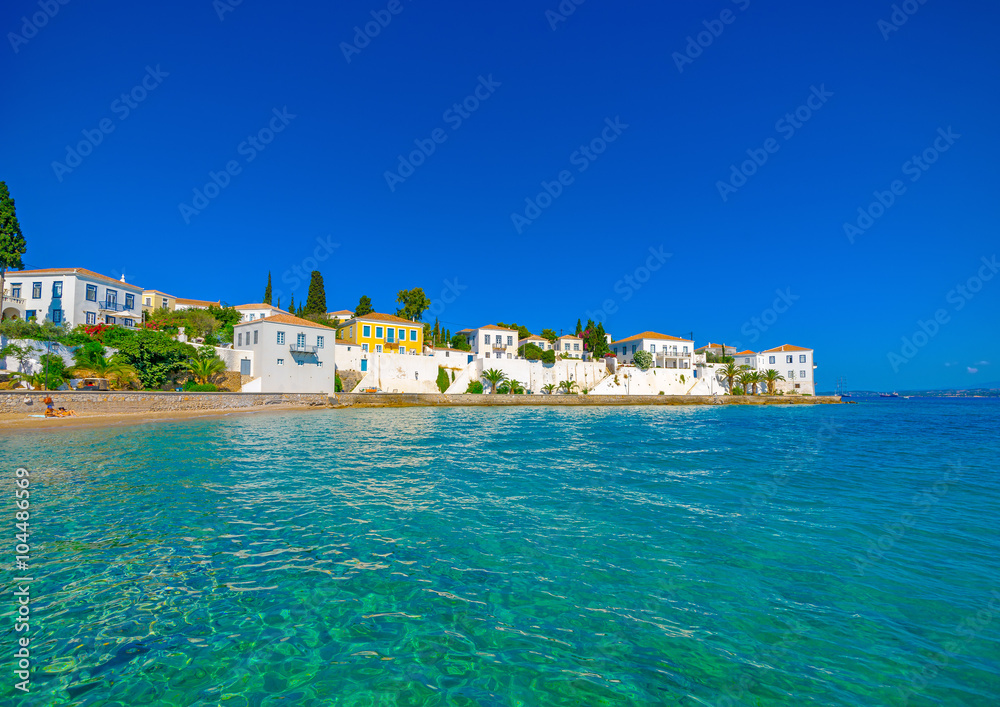in Spetses island in Greece