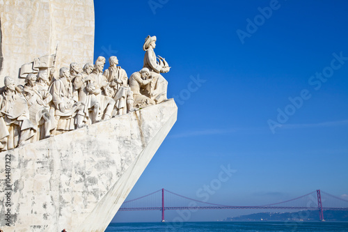 Padrão dos Descobrimentos, Monument to the Discoveries, celebrating Henri the Navigator and the Portuguese Age of Discovery and Exploration, Belem district, Lisbon, Portugal, Europe photo