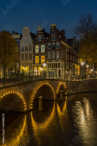 Photography Amsterdam Gracht bei Nacht